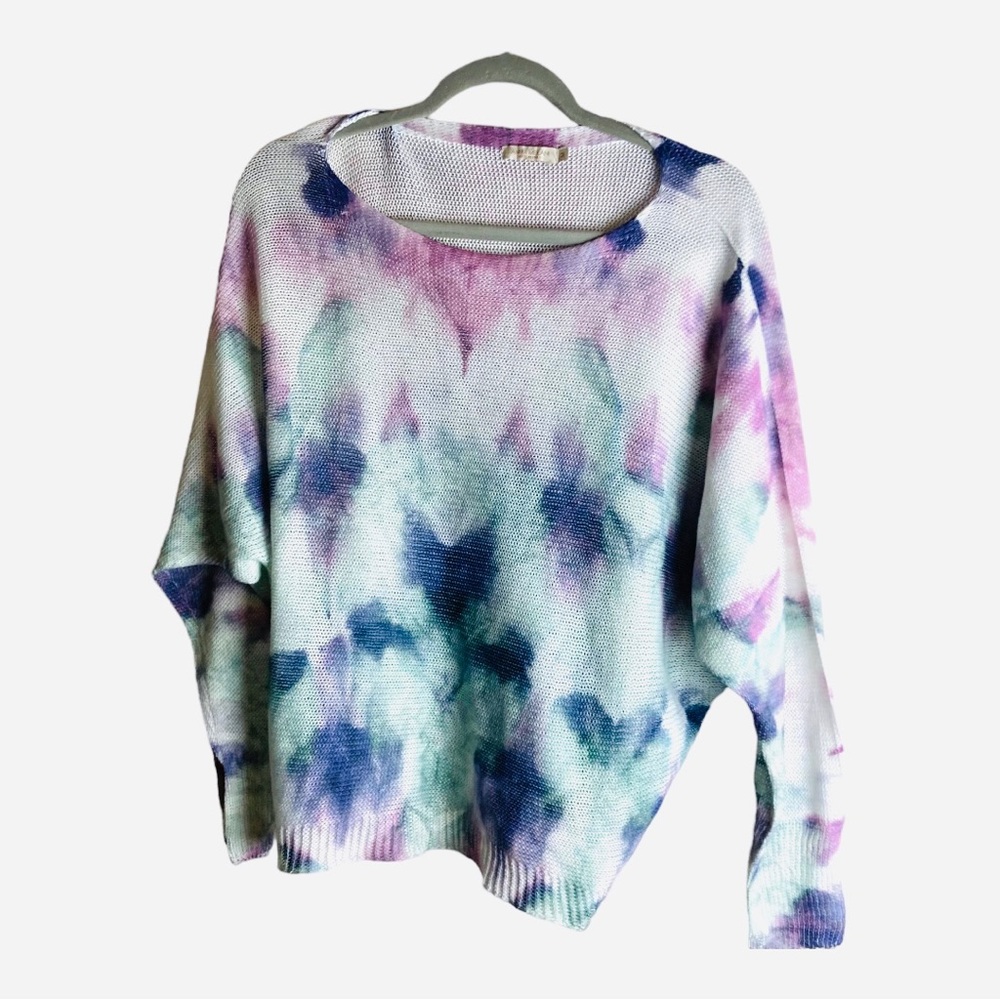 Anna Melani Tie Dye Woven Pullover Shirt‎ Size M